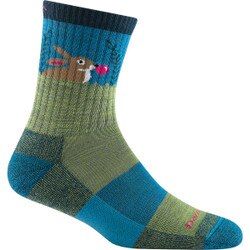 Darn Tough Bubble Bunny Micro Crew Sock Kids' in Willow
